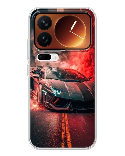 Чехол для Xiaomi 17 Pro с картинкой «Lamborghini красный дым» Чехол для Xiaomi 17 Pro с картинкой «Lamborghini красный дым»