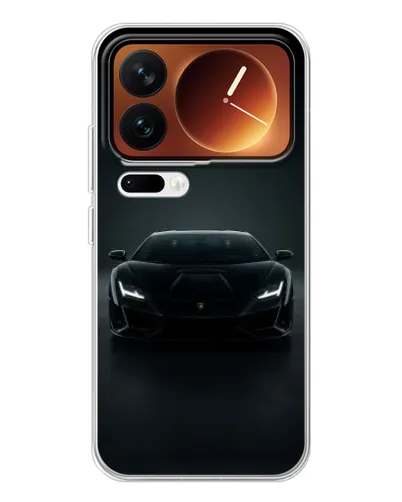 Чехол для Xiaomi 17 Pro с картинкой «Черный Lamborghini Aventador» Чехол для Xiaomi 17 Pro с картинкой «Черный Lamborghini Aventador»
