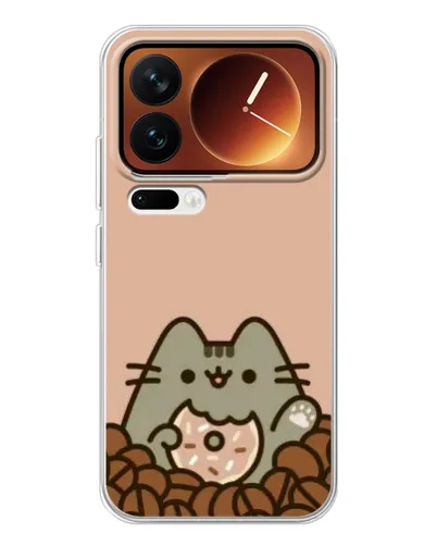 Чехол для Xiaomi 17 Pro с картинкой «Кофейный Пушин»