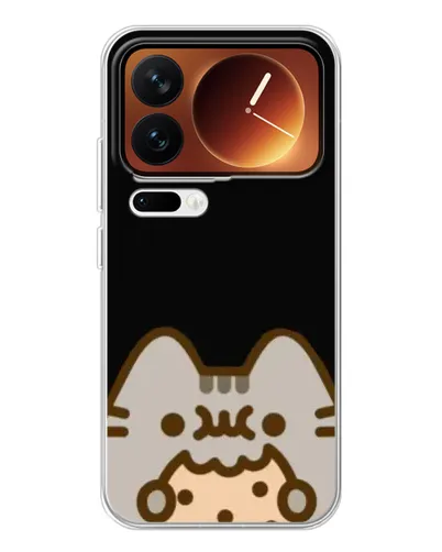 Чехол для Xiaomi 17 Pro с картинкой «Пушин на черном»