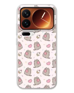 Чехол для Xiaomi 17 Pro с картинкой «Пушин и сладости»