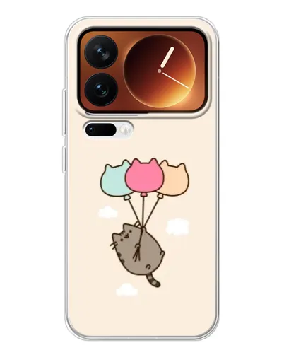 Чехол для Xiaomi 17 Pro с картинкой «Пушин на шариках»