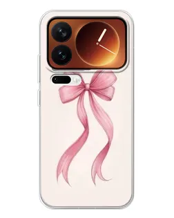 Чехол для Xiaomi 17 Pro с картинкой «Розовый бант»