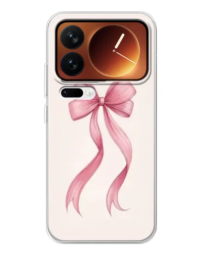Чехол для Xiaomi 17 Pro с картинкой «Розовый бант»