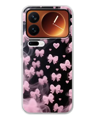 Чехол для Xiaomi 17 Pro с картинкой «Неоновое кружево»