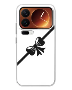 Чехол для Xiaomi 17 Pro с картинкой «Диагональный бант»