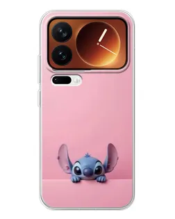 Чехол для Xiaomi 17 Pro с картинкой «Stitch выглядывает»