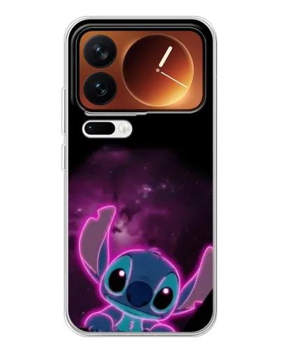 Чехол для Xiaomi 17 Pro с картинкой «Неоновый Stitch»