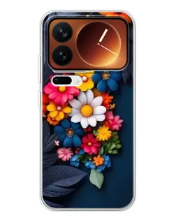 Чохол для Xiaomi 17 Pro з картинкою «Квіткова феєрія»
