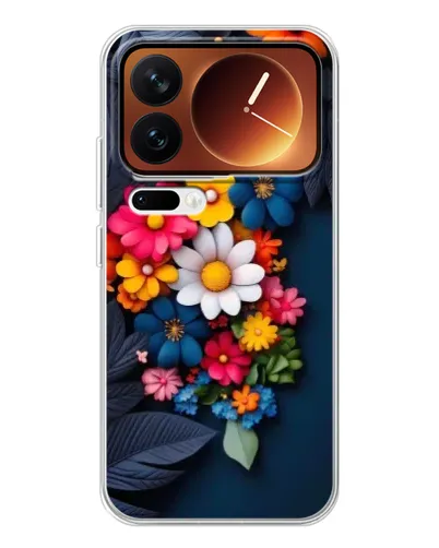 Чохол для Xiaomi 17 Pro з картинкою «Квіткова феєрія»