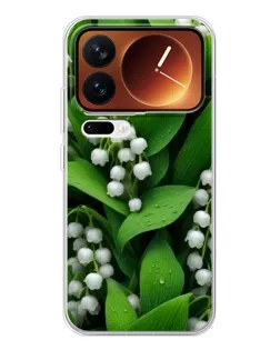 Чохол для Xiaomi 17 Pro з картинкою «Конвалії в зелені»