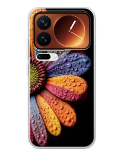 Чохол для Xiaomi 17 Pro з картинкою «Райдужна квітка»