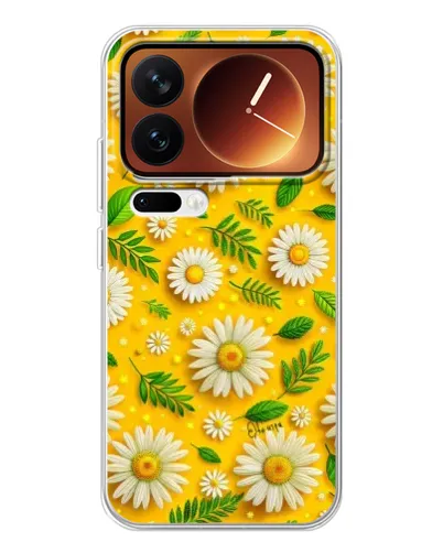 Чохол для Xiaomi 17 Pro з картинкою «Ромашкове сонце»