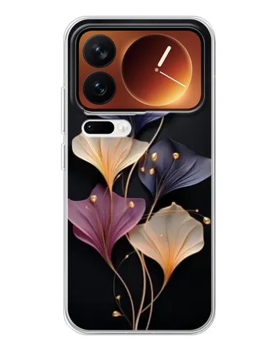 Чохол для Xiaomi 17 Pro з картинкою «Лілові квіти грації»