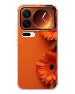 Чохол для Xiaomi 17 Pro з картинкою «Помаранчеві гербери»
