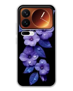 Чехол для Xiaomi 17 Pro с картинкой «Фиолетовые цветы с росою» Чехол для Xiaomi 17 Pro с картинкой «Фиолетовые цветы с росою»