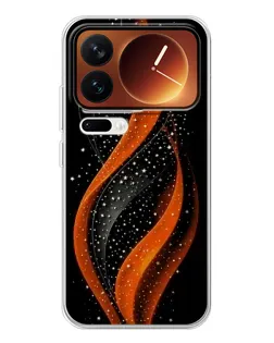 Чехол для Xiaomi 17 Pro с картинкой «Огненная звездная волна»