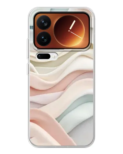 Чехол для Xiaomi 17 Pro с картинкой «Пастельные нежные волны» Чехол для Xiaomi 17 Pro с картинкой «Пастельные нежные волны»