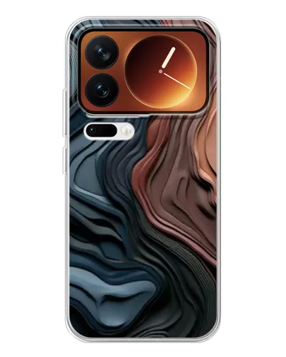 Чехол для Xiaomi 17 Pro с картинкой «Цветные волны каньона» Чехол для Xiaomi 17 Pro с картинкой «Цветные волны каньона»