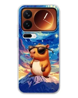 Чехол для Xiaomi 17 Pro с картинкой «Капибара Ван Гога»