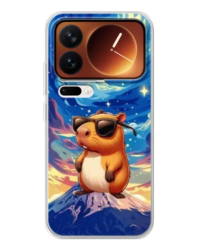 Чехол для Xiaomi 17 Pro с картинкой «Капибара Ван Гога»