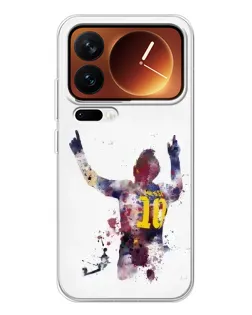 Чехол для Xiaomi 17 Pro с картинкой «Акварельный Месси Барселона»