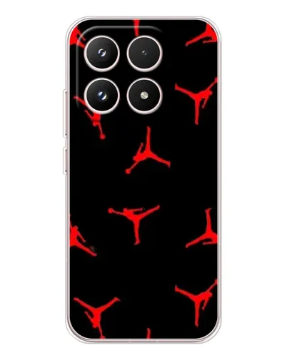 Чехол для Xiaomi 17 с картинкой «Jordan Red Pattern»