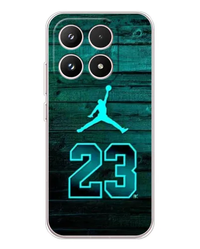 Чехол для Xiaomi 17 с картинкой «Jordan Cyan 23»