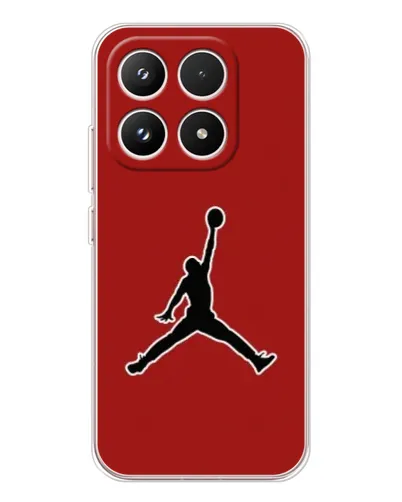 Чехол для Xiaomi 17 с картинкой «Jordan Red Back»