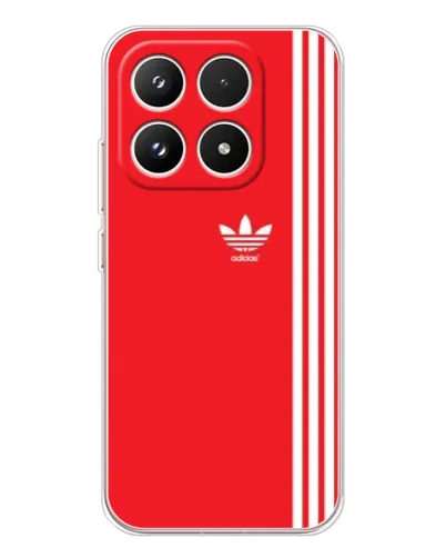 Чехол для Xiaomi 17 с картинкой «Красный минимализм Adidas» Чехол для Xiaomi 17 с картинкой «Красный минимализм Adidas»