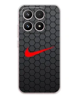 Чехол для Xiaomi 17 с картинкой «Nike — карбоновая сетка»