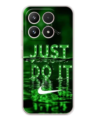 Чехол для Xiaomi 17 с картинкой «Зеленый неоновый Nike»