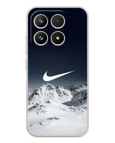 Чехол для Xiaomi 17 с картинкой «Nike — зимние горы»