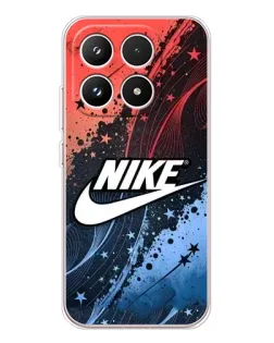 Чехол для Xiaomi 17 с картинкой «Градиентный принт Найк»