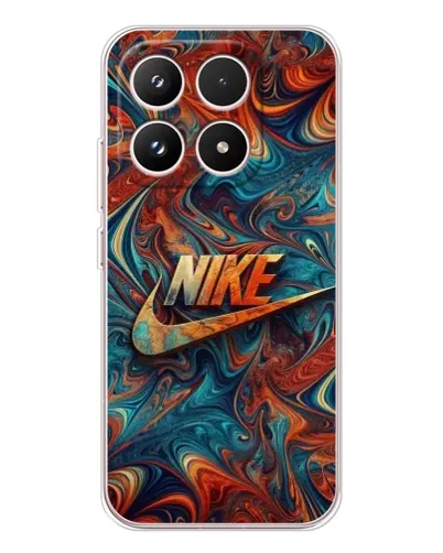 Чехол для Xiaomi 17 с картинкой «Nike в абстракции»