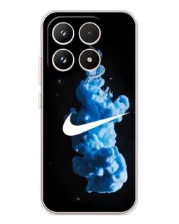 Чехол для Xiaomi 17 с картинкой «Nike и синий дым»