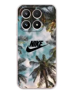 Чехол для Xiaomi 17 с картинкой «Тропический принт Nike»