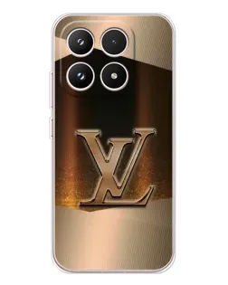 Чехол для Xiaomi 17 с картинкой «LV — золотое сияние»