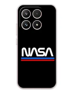 Чехол для Xiaomi 17 с картинкой «NASA — классика Red Blue»