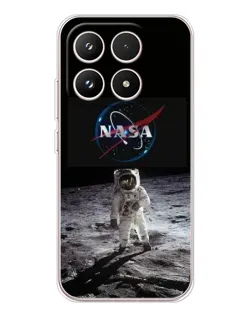 Чехол для Xiaomi 17 с картинкой «Астронавт на Луне»
