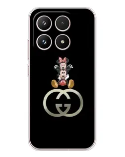 Чехол для Xiaomi 17 с картинкой «Минни Маус на лого»