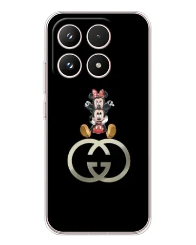 Чехол для Xiaomi 17 с картинкой «Минни Маус на лого»