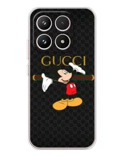Чехол для Xiaomi 17 с картинкой «Микки Маус Gucci»