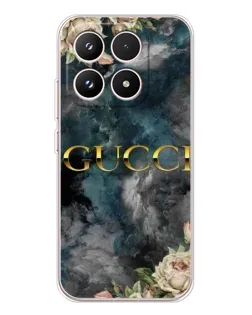 Чехол для Xiaomi 17 с картинкой «Абстрактные цветы Gucci»