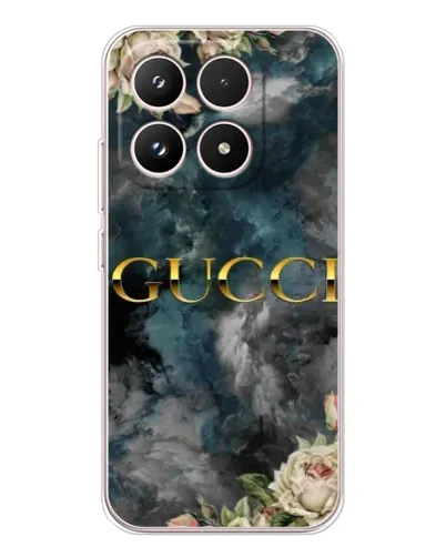 Чехол для Xiaomi 17 с картинкой «Абстрактные цветы Gucci»