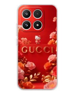 Чехол для Xiaomi 17 с картинкой «Gucci — золотой сад»