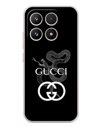 Чехол для Xiaomi 17 с картинкой «Gucci — серебряная змея»