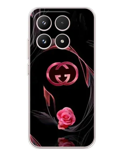 Чехол для Xiaomi 17 с картинкой «Gucci — неоновая роза»