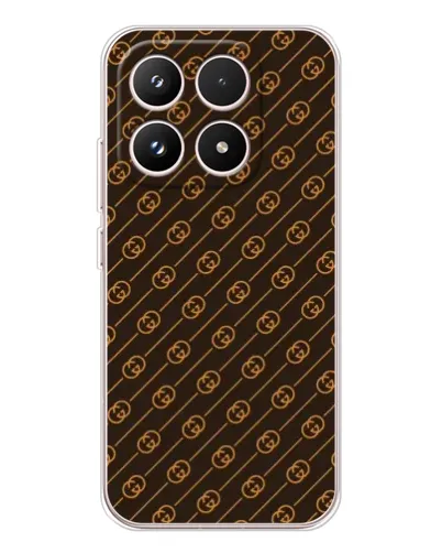 Чехол для Xiaomi 17 с картинкой «Gucci — золотые диагонали»