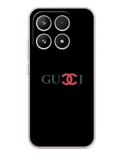 Чехол для Xiaomi 17 с картинкой «Gucci — красный градиент»